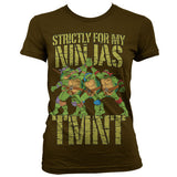 Billede af Ninja Turtles, Strictly For My Ninjas T-shirt (Kvinder)