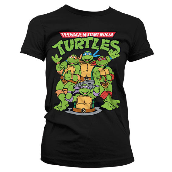 Billede af Ninja Turtles, Group T-shirt (Kvinder)
