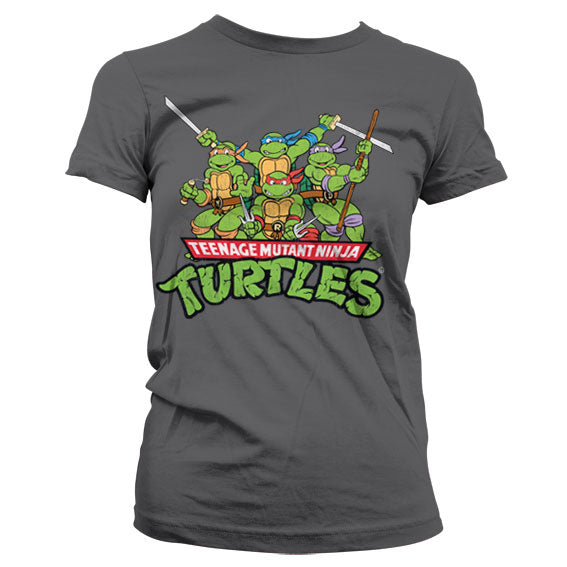 Billede af Ninja Turtles, Distressed Group T-shirt (Kvinder)