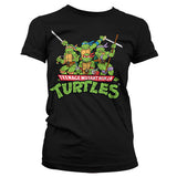 Billede af Ninja Turtles, Distressed Group T-shirt (Kvinder)