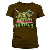 Billede af Ninja Turtles, Distressed Group T-shirt (Kvinder)