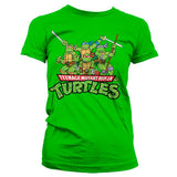 Billede af Ninja Turtles, Distressed Group T-shirt (Kvinder)