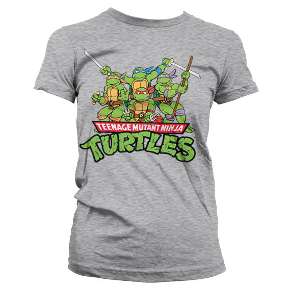 Billede af Ninja Turtles, Distressed Group T-shirt (Kvinder)