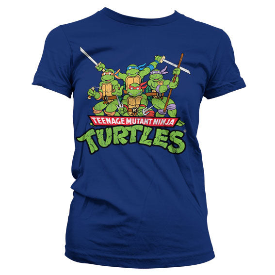 Billede af Ninja Turtles, Distressed Group T-shirt (Kvinder)