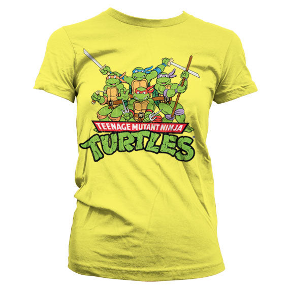 Billede af Ninja Turtles, Distressed Group T-shirt (Kvinder)