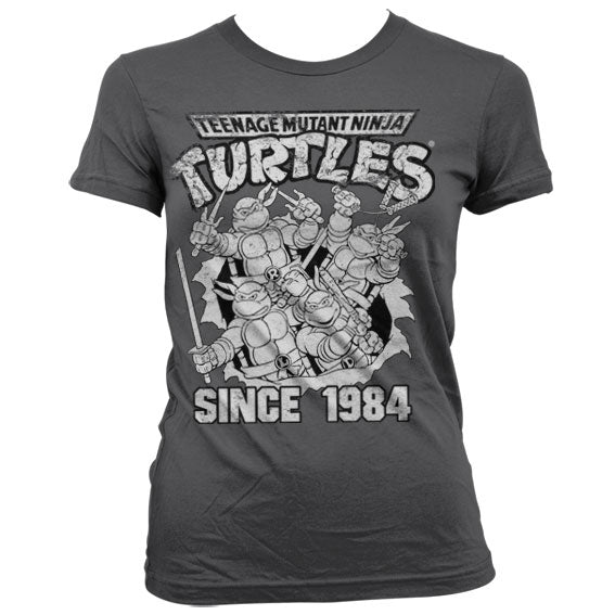 Billede af Ninja Turtles, Distressed Since 1984 T-Shirt (Kvinder)