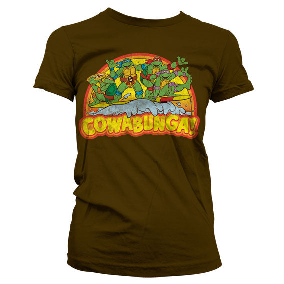 Billede af Ninja Turtles, Cowabunga T-shirt (Kvinder)