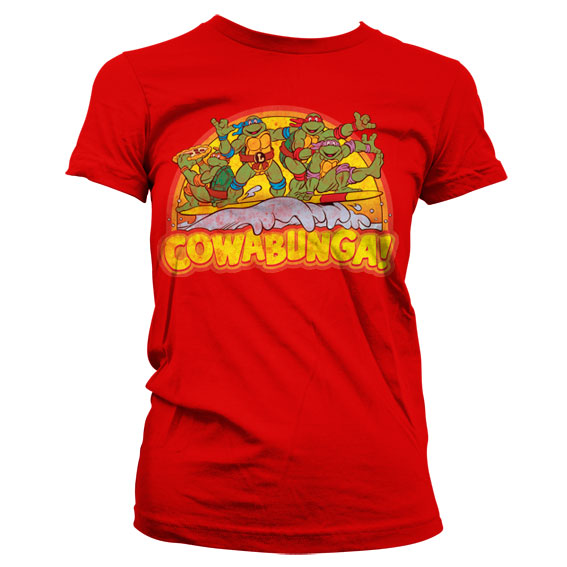 Billede af Ninja Turtles, Cowabunga T-shirt (Kvinder)
