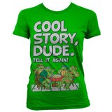 Billede af Ninja Turtles, Cool Story Dude T-Shirt (Kvinder)