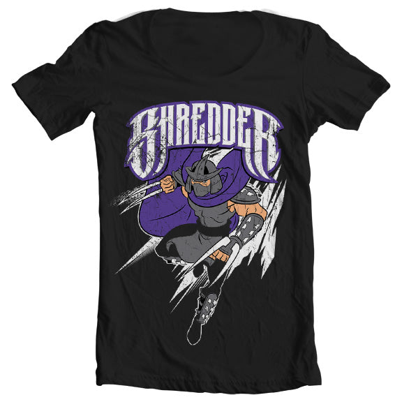 Billede af Ninja Turtles, The Shredder Wide Neck T-Shirt