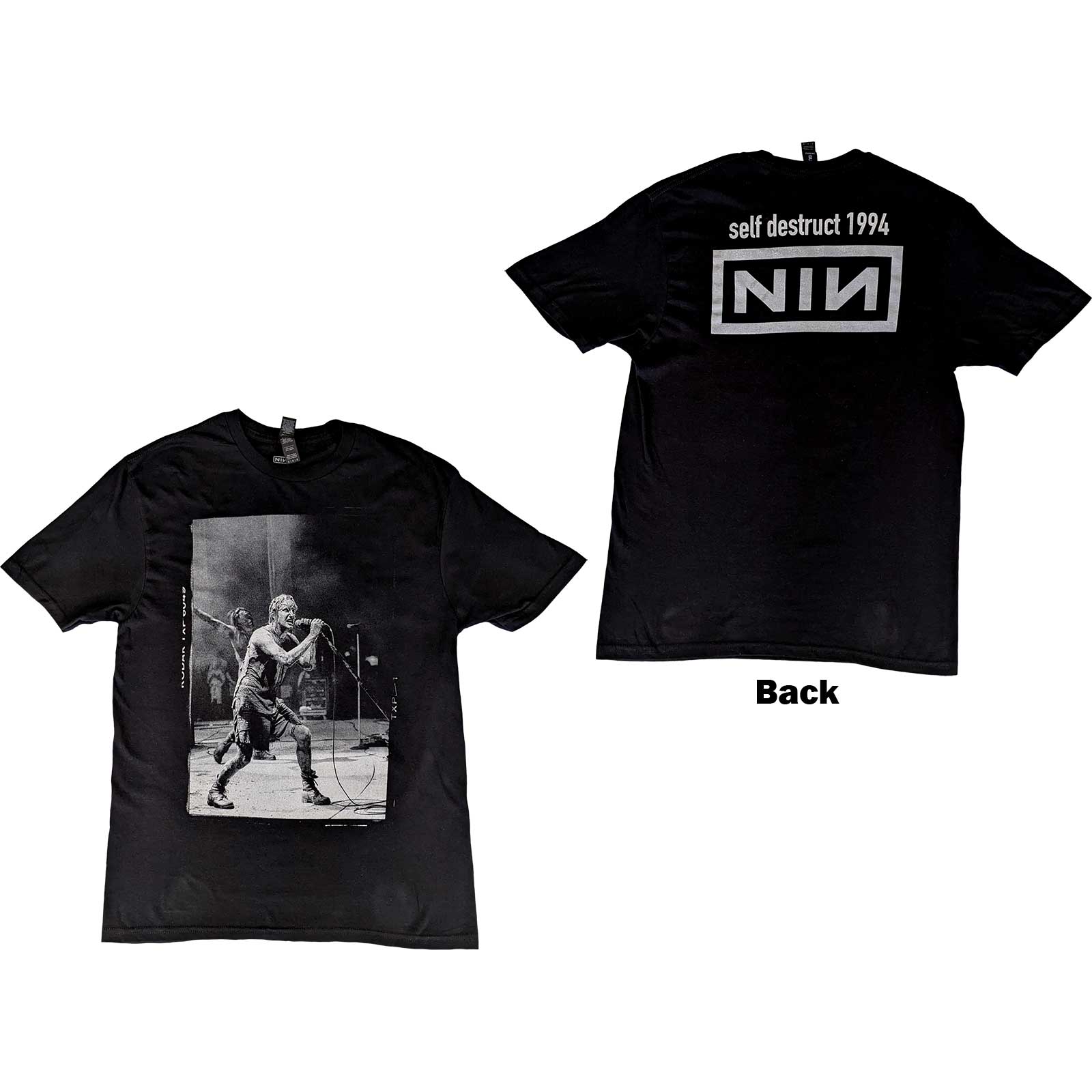 Nine Inch Nails: Self Destruct '94 T-Shirt (Back Print)