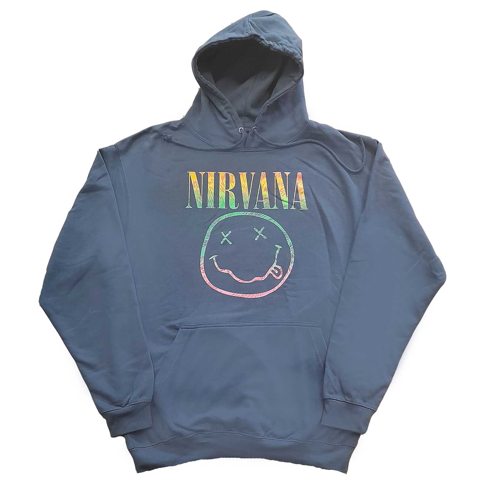 Nirvana: Sorbet Ray Smiley Pullover Hoodie