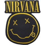 Nirvana: Logo & Smiley Standard Patch (Iron On)