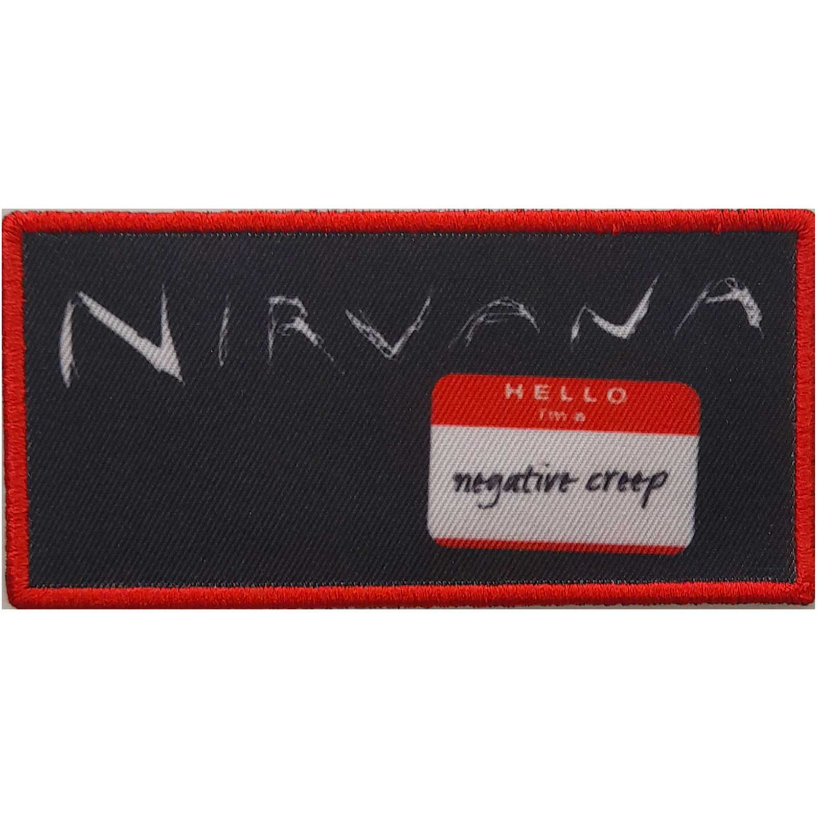 Nirvana: Negative Creep Standard Patch (Iron On)