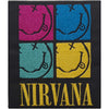Nirvana: Smiley Squares Standard Patch (Iron On)