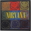 Nirvana: Distressed Smiley Blocks Standard Patch (Iron On)