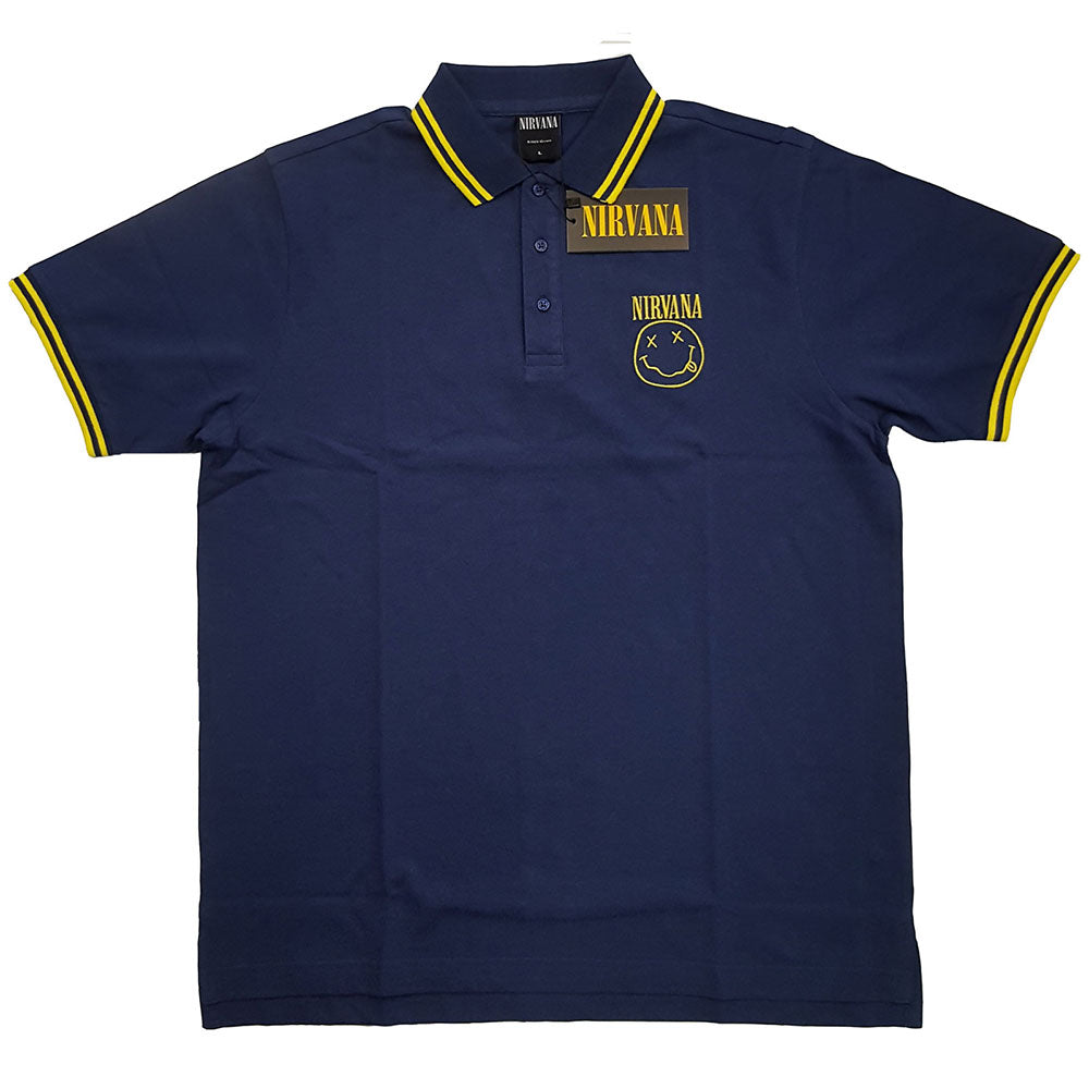 Nirvana: Smiley Polo Shirt