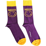 Nirvana: Yellow Smiley Ankle Socks