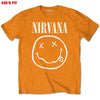 Nirvana, White Smiley T-shirt til børn