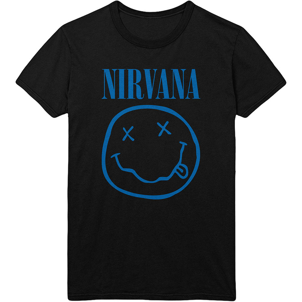 Billede af Nirvana Blue Smiley T-shirt