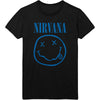 Billede af Nirvana Blue Smiley T-shirt