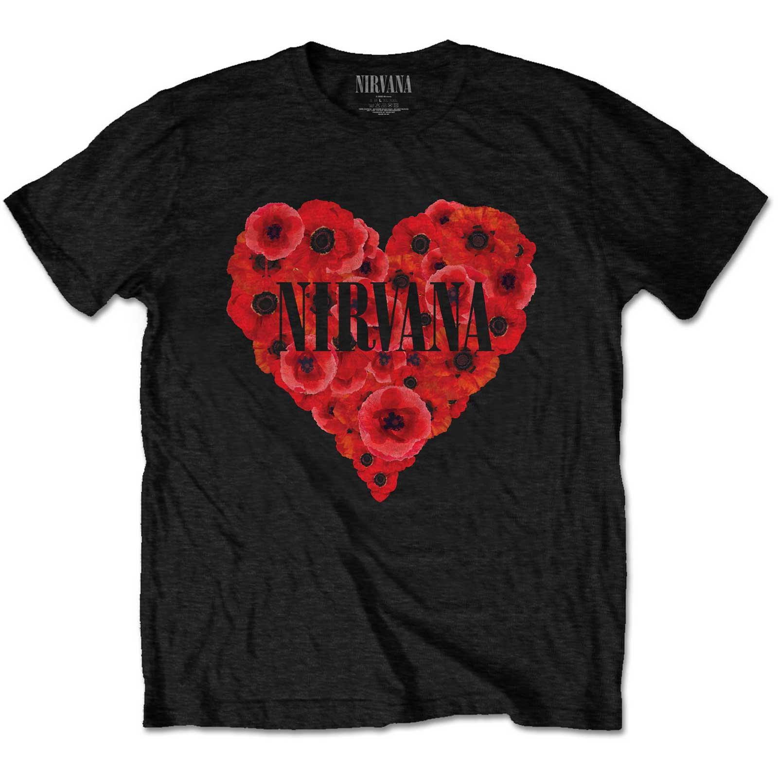 Nirvana: Poppy Heart T-Shirt