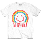 Nirvana: Smiley Rainbow T-Shirt