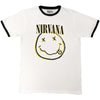 Nirvana: Double Smiley Ringer T-Shirt