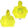 Nirvana: Sorbet Ray Smiley Zipped Hoodie (Back Print)