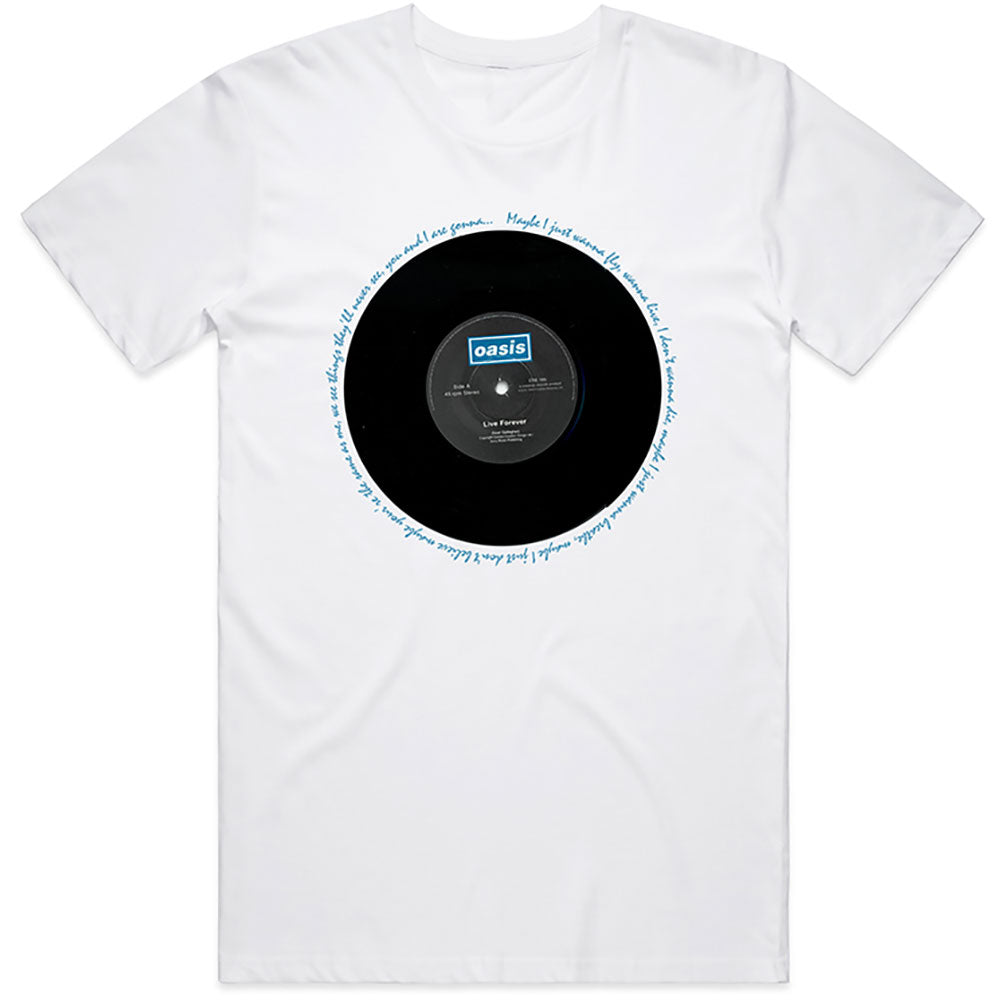 Rullesten Wardian sag komprimeret Køb Oasis Live Forever Single T-shirt | Merchhub.dk