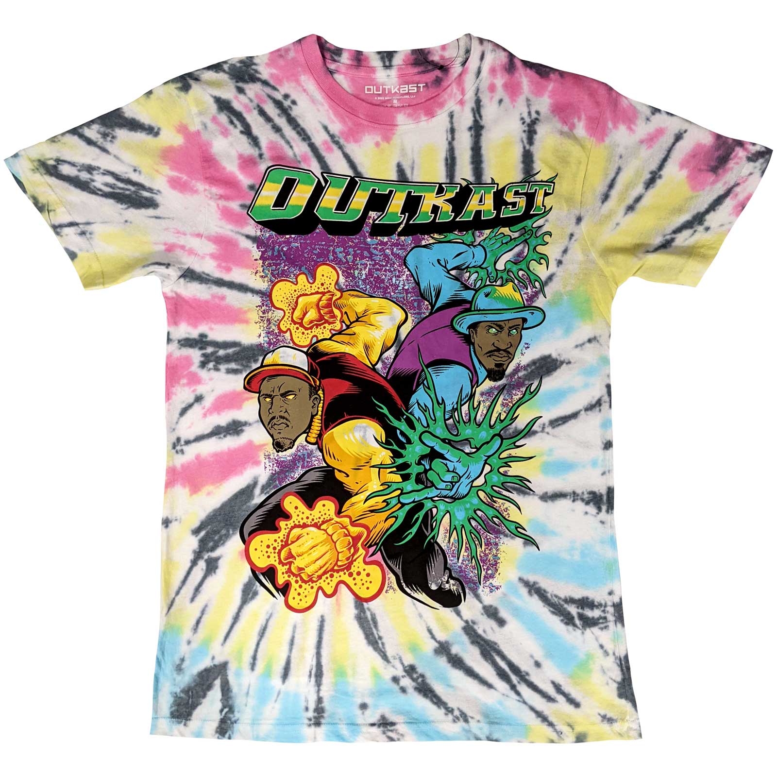 Outkast: Superheroes T-Shirt (Dip Dye)