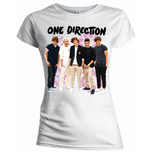 Billede af One Direction Flowers T-shirt til kvinder