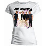 Billede af One Direction Flowers T-shirt til kvinder
