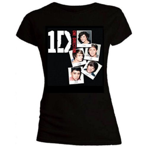 Billede af 1D (One Direction) Photo Stack T-shirt til kvinder