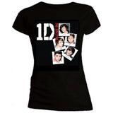 Billede af 1D (One Direction) Photo Stack T-shirt til kvinder