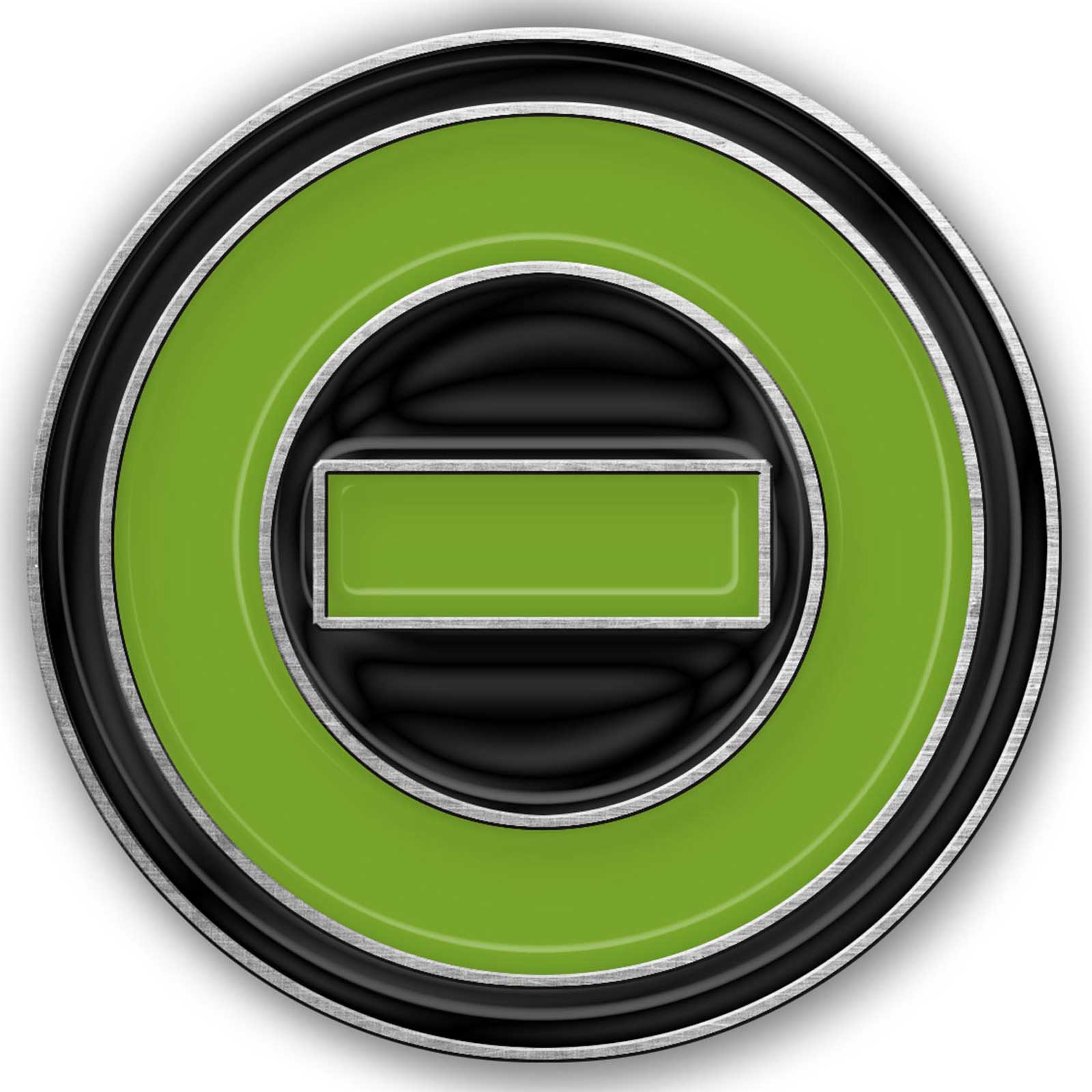 Type O Negative: Negative Symbol Pin Badge (Enamel In-Fill)