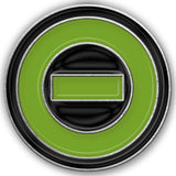 Type O Negative: Negative Symbol Pin Badge (Enamel In-Fill)