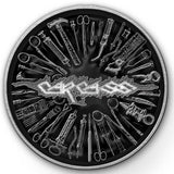 Carcass: Tools Pin Badge (Enamel In-Fill)