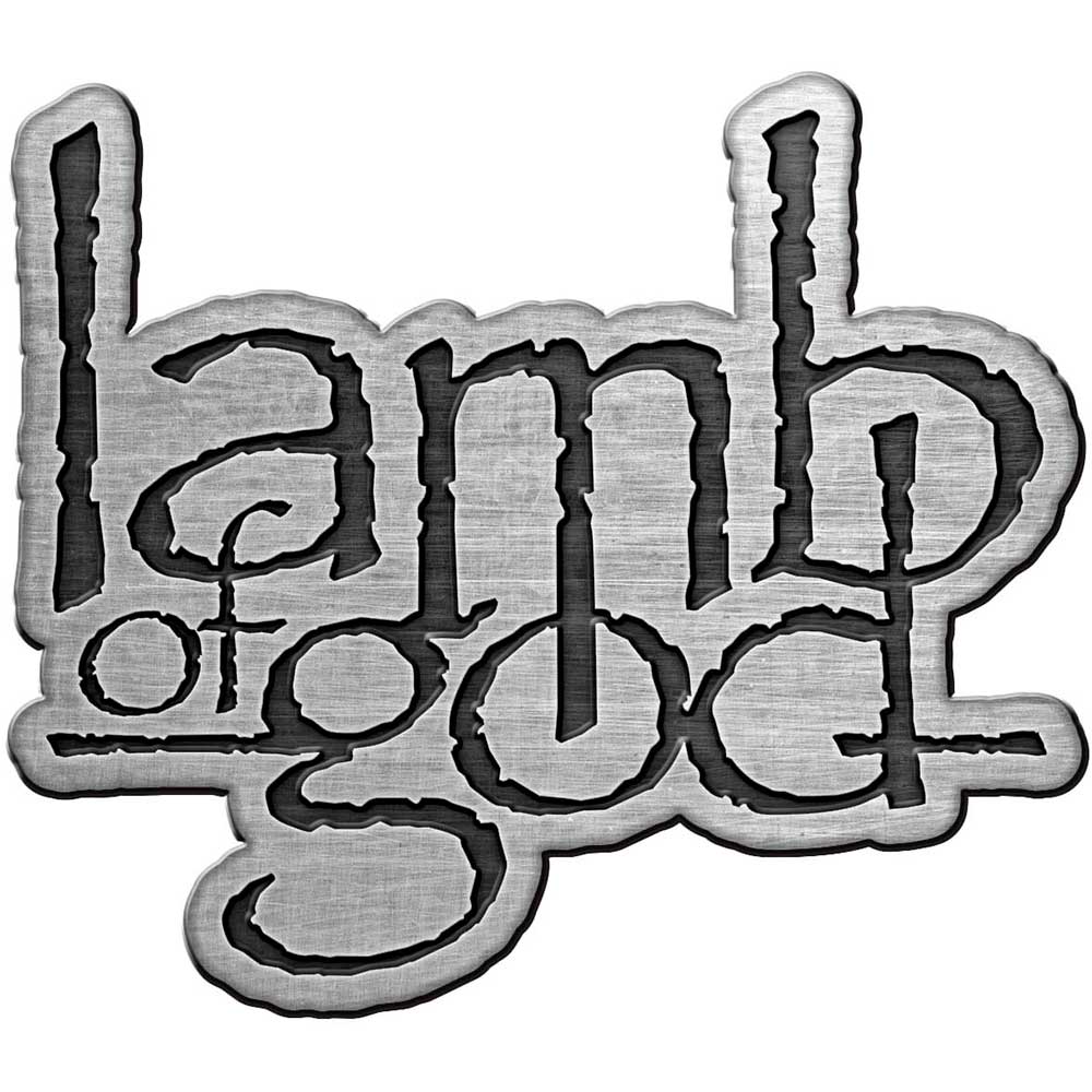 Lamb Of God: Logo Pin Badge (Enamel Infill)