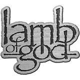 Lamb Of God: Logo Pin Badge (Enamel Infill)