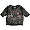 Pink Floyd: Vintage Dark Side of the Moon Seal Crop Top (Kvinder) (Mesh)