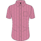 Pink Floyd, Courier Pattern Kortærmet skjorte