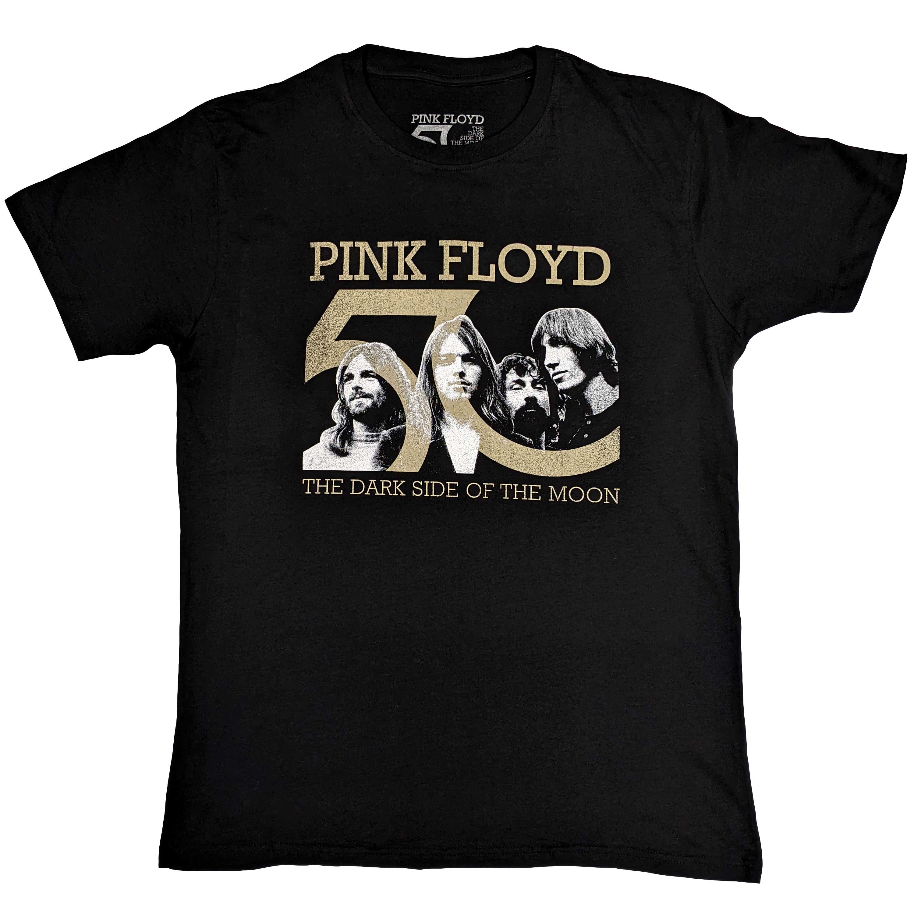 Pink Floyd: Band Photo & 50th Logo T-Shirt