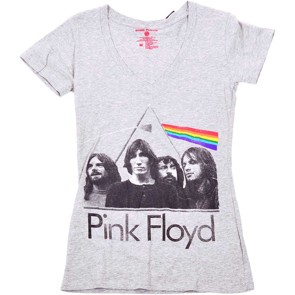 Billede af Pink Floyd Dark Side of the Moon Band T-shirt til kvinder