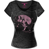 Billede af Pink Floyd Animals Pig T-shirt til kvinder