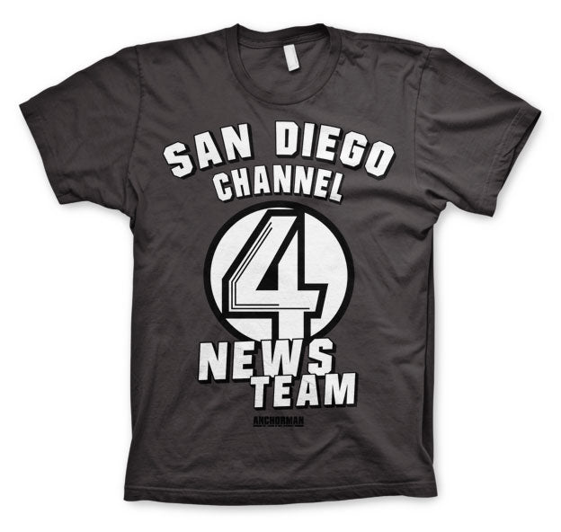 Billede af Anchorman, Anchorman: San Diego Channel 4 T-Shirt