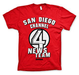 Billede af Anchorman, Anchorman: San Diego Channel 4 T-Shirt