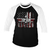 Billede af Top Gun: America 3/4-ærmet Raglan T-Shirt