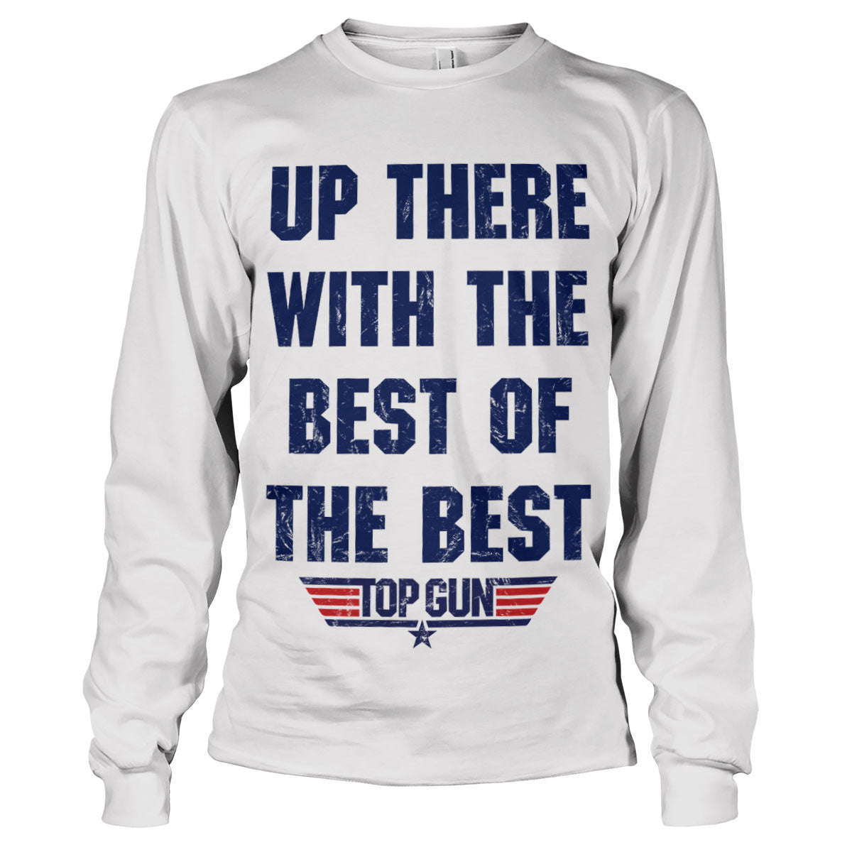 Billede af Top Gun: Up There With The Best Of The Best Langærmet T-Shirt