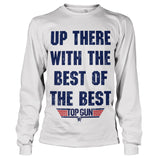 Billede af Top Gun: Up There With The Best Of The Best Langærmet T-Shirt